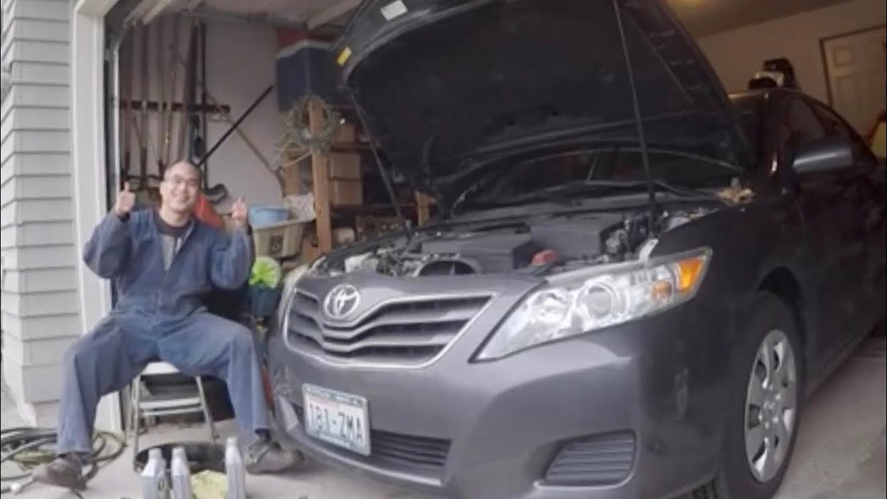 Toyota Camry 2010 Oil Change Start to Finish Ep 5