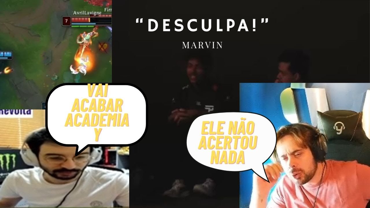 Academia Y - FIM DO MARVIN  NA PAIN - Novos times do Circuito Desafiante - MMO DO LOL