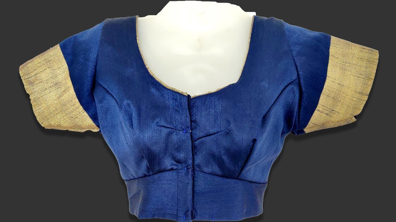 Lining Saree Blouse Cutting Simple Method Part - 1