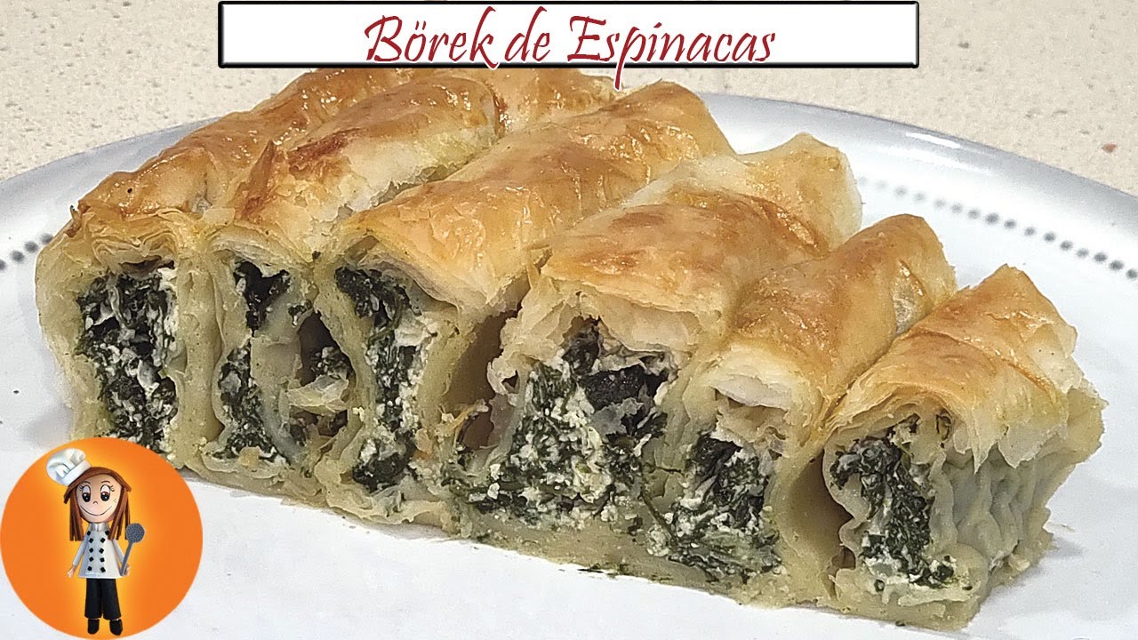 Borek Empanada Turca rellena de Espinacas | Receta de Cocina en Familia