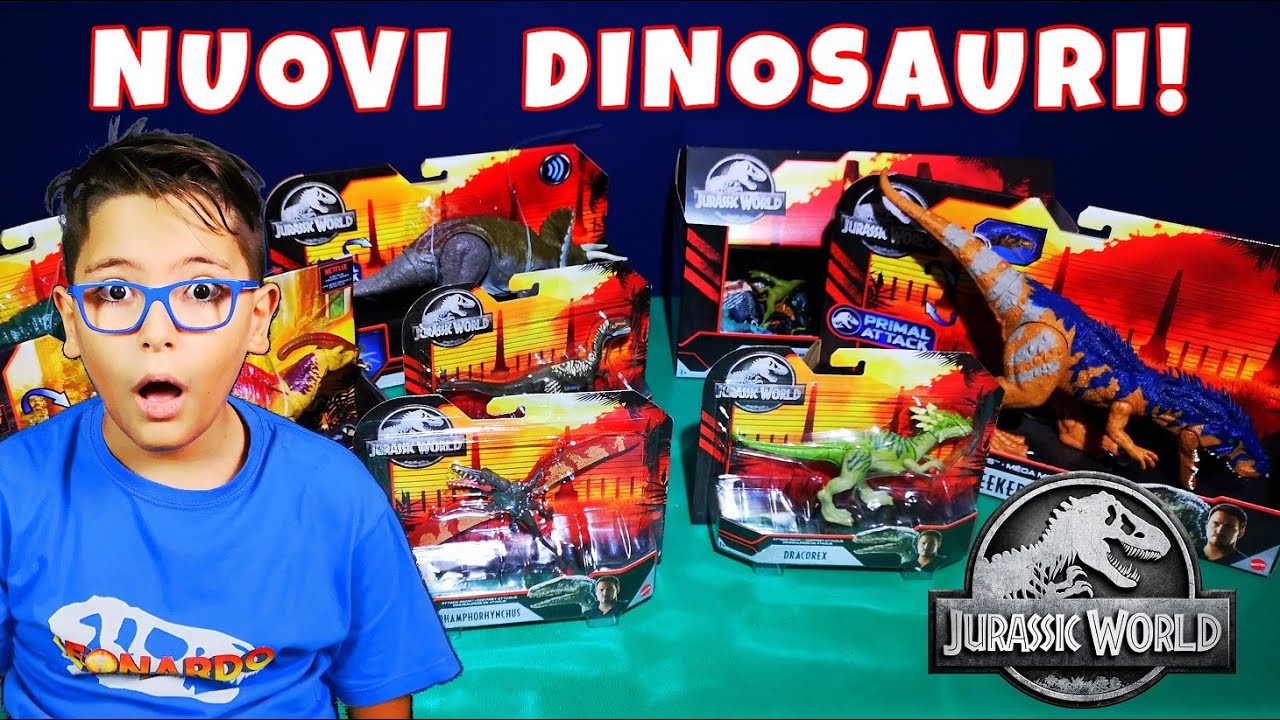 NUOVI DINOSAURI DI JURASSIC WORLD - Leo Toys