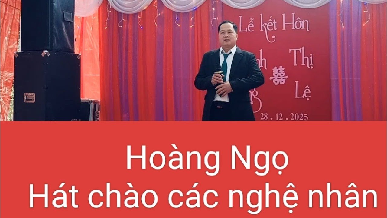 Hoàng Ngọ và Các nghệ nhân hát ngày lễ Thành hôn chúc phúc 2 con.@MuitrieuanhTV1444 