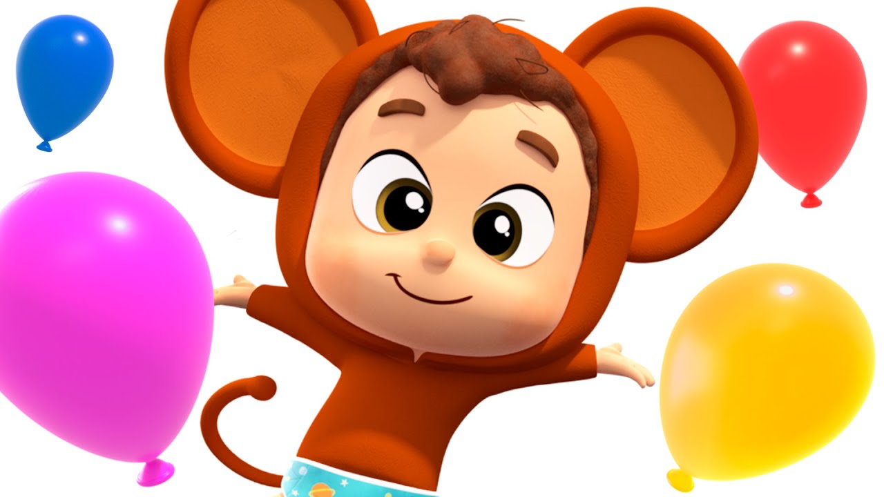 Globos Mono | Globos Pollito - Pop vídeos educativos