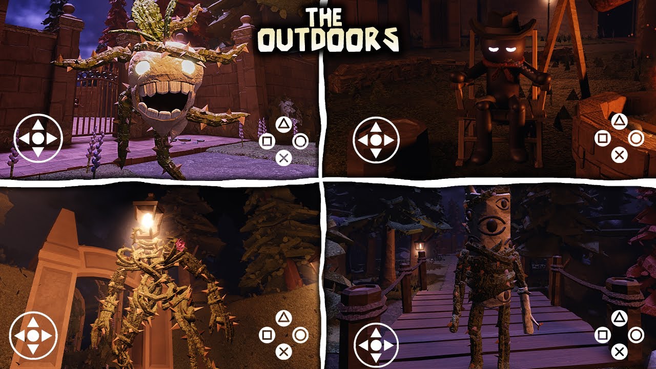 What if I Become EVERYONE in DOORS The OUTDOORS :  | ROBLOX | Jumpscares
