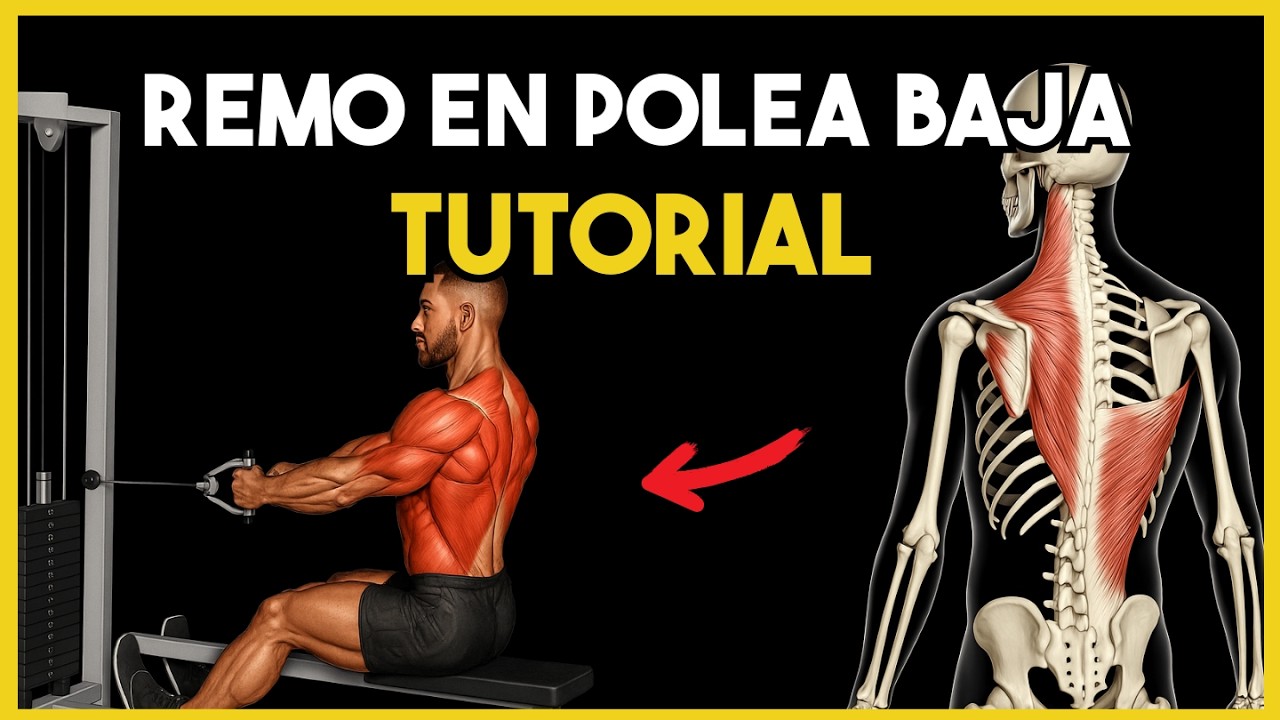 💪 Cómo hacer REMO en polea baja correctamente (sin lesiones) 🛑 Tutorial