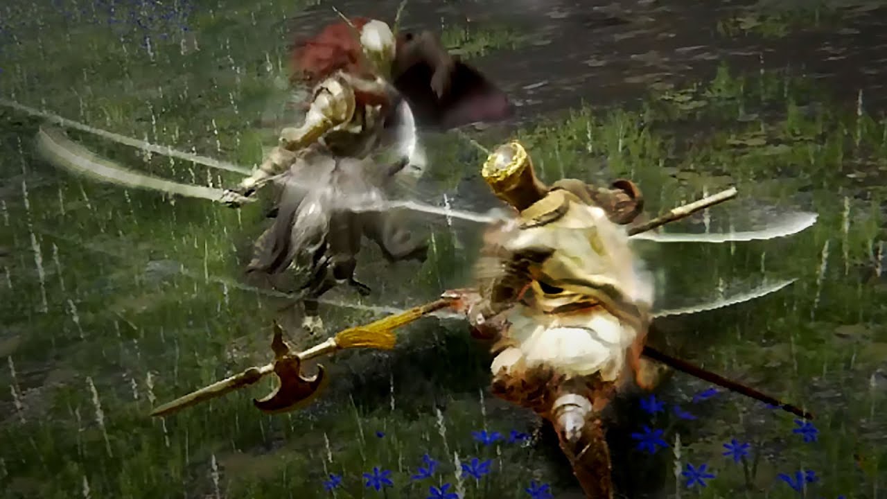 beware AgGGRESSIVE halberd player and his host want to one shot invaders