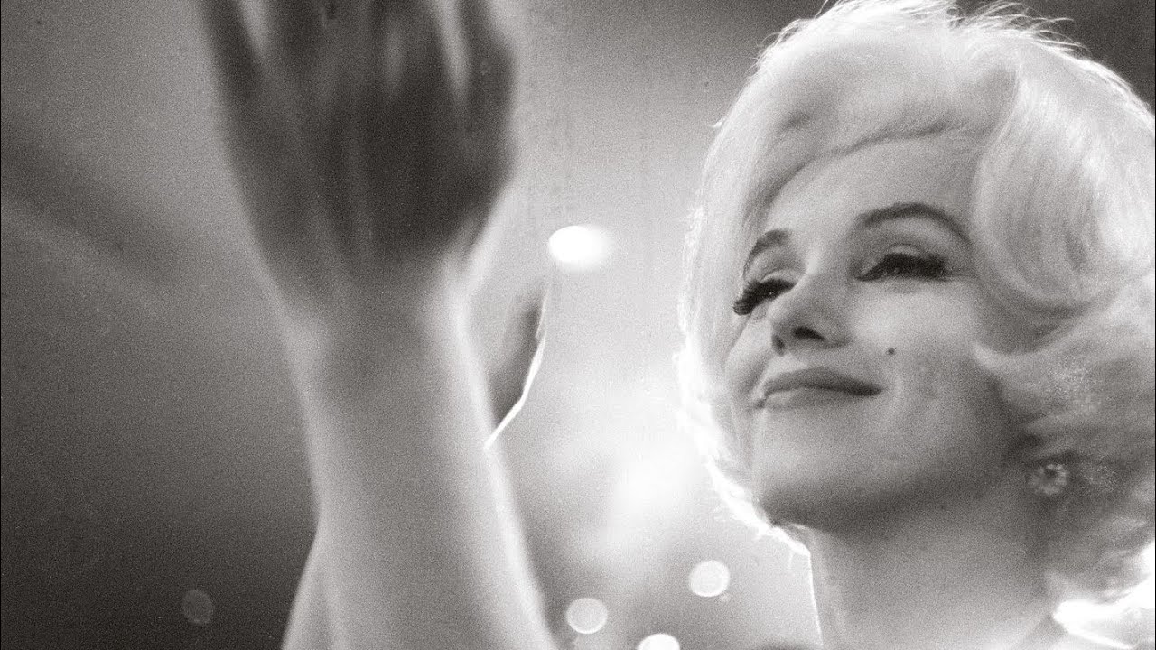 Marilyn Monroe at the Golden Globe Awards in March 1962.