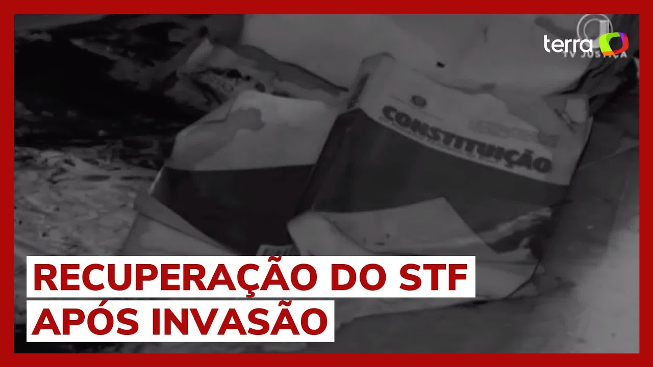 STF mostra danos causados por invas&atilde;o e a recupera&ccedil;&atilde;o do local ap&oacute;s atos golpistas