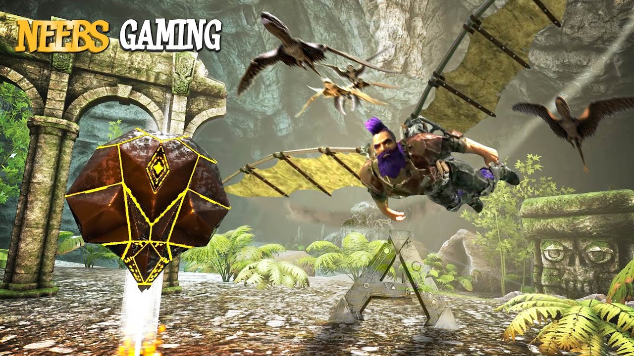 Wingsuit Artifact Grab!!! - Ark Survival Evolved
