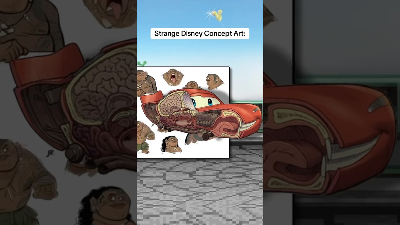 Странный концепт-арт Disney: #disney