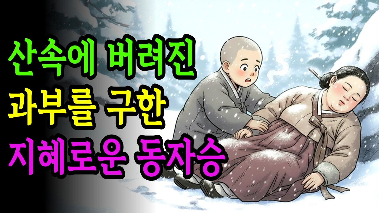 추운 겨울 산속에 버려진 뚱보 과부를 구한 지혜로운 동자승, 며칠 뒤 밝혀진 진실은? | 오디오북 | 야담 | 민담 | 옛날이야기 | 전설 | 설화