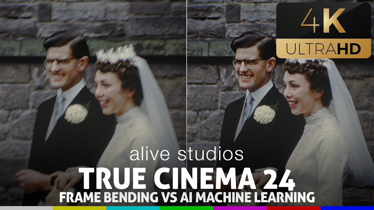 8mm Cine Film, Frame blending Vs AI Machine learning (remastered in 2022)