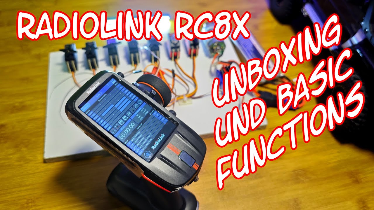 Was hat die Radiolink RC8X wirklich drauf? Unboxing und alle Funktionen erklärt.