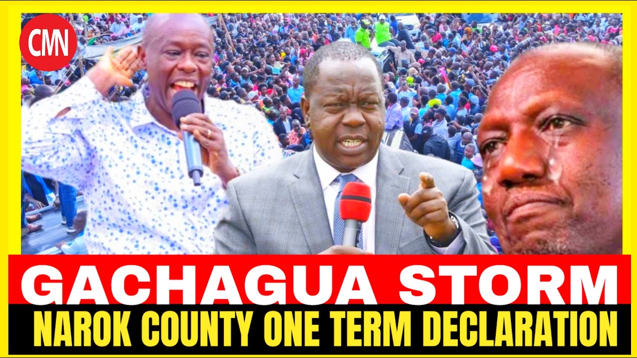 LIVE!!GACHAGUA STORM NAROK FOR ONE TERM DECLARATION