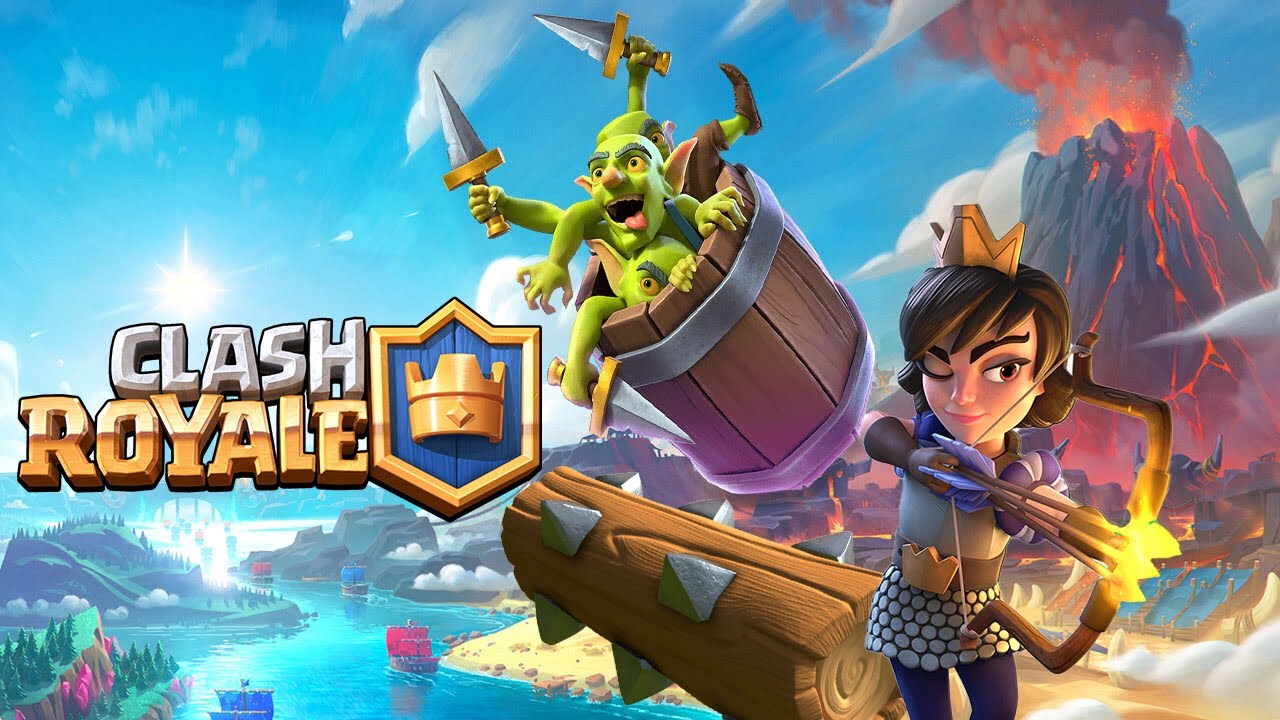 Clash Royale - Log Bait vs Porcos Reais