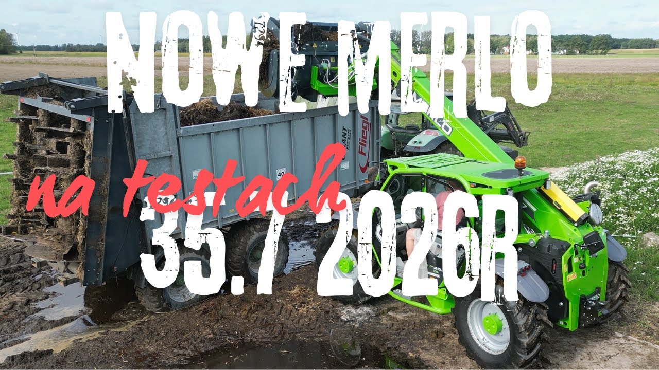 Nowe Merlo 35.7 na testach u klienta w 2025/26r ROLMECH