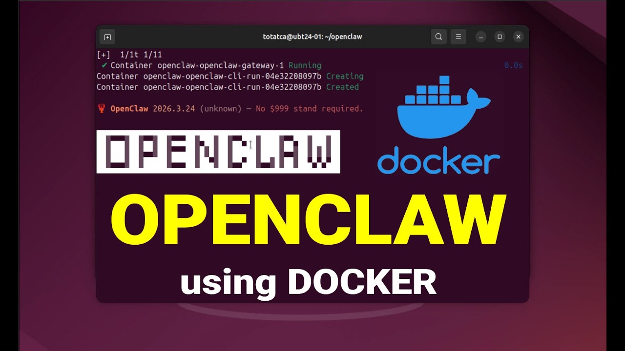 How to Install and Setup OpenClaw with Docker on Linux