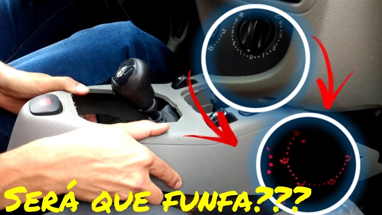 TROCAMOS AS LAMPADAS DO PAINEL DO AR CONDICIONADO DO CLIO, FUNCIONOU!?!? DIY FALCON PROJECTS #11