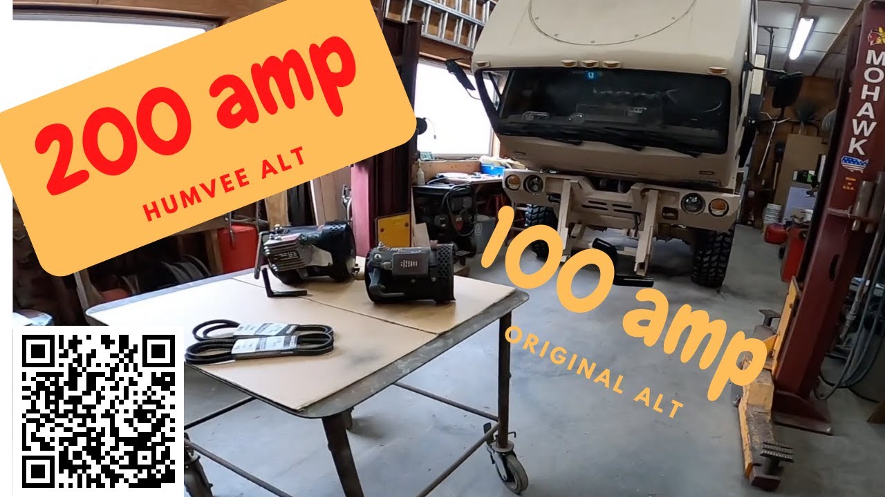 LMTV 200 amp alternator upgrade