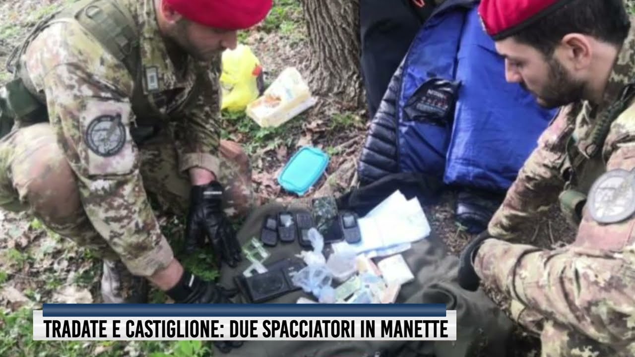 Tradate e Castiglione: due spacciatori in manette