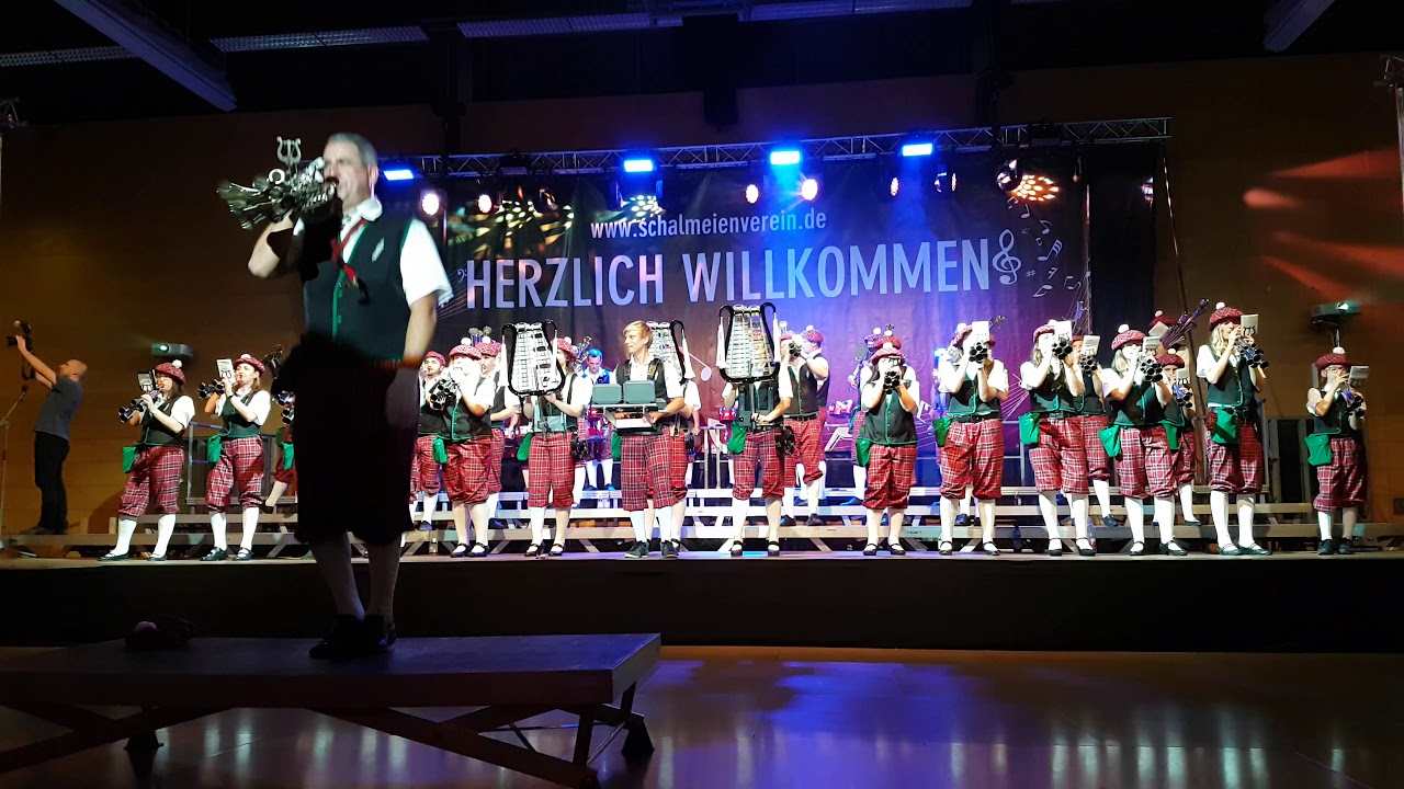 AK 2018 1. Vollmershainer schalmeienverein Insel mit zwei Bergen