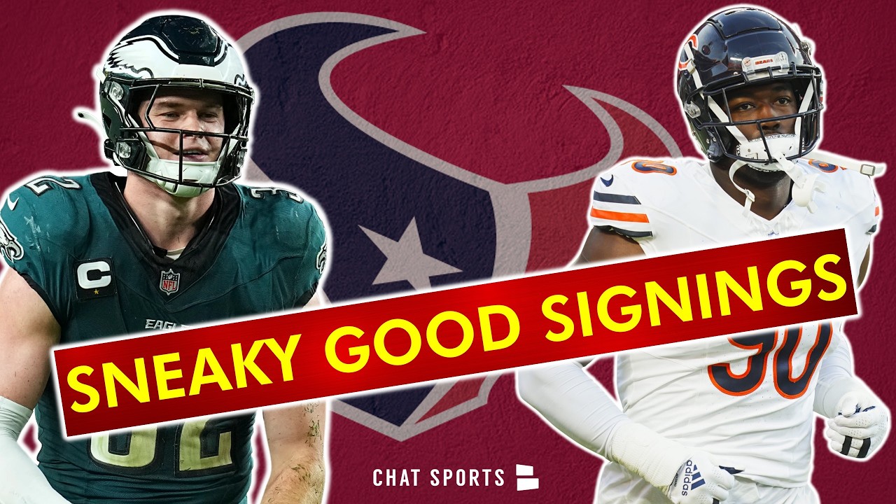 The Houston Texans Made 2 SNEAKY GOOD Signings In NFL Free Agency  👀