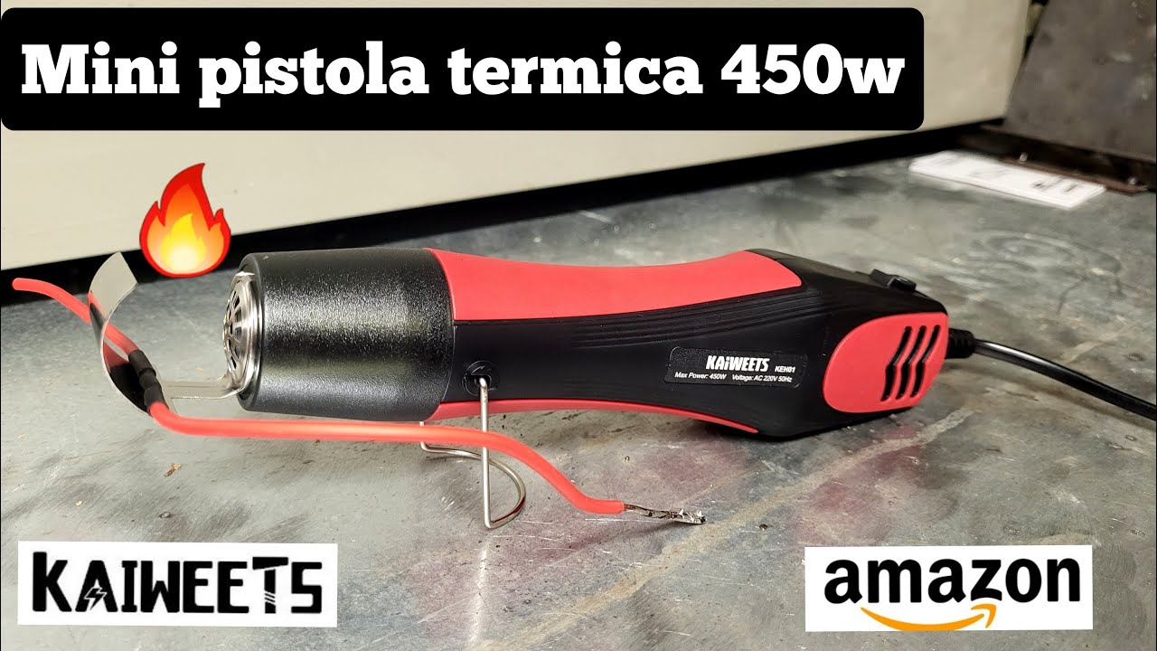 Mini pistola termica 450w Kaiweets KEH01 | Heat air Gun 450° | by amazon 🔥