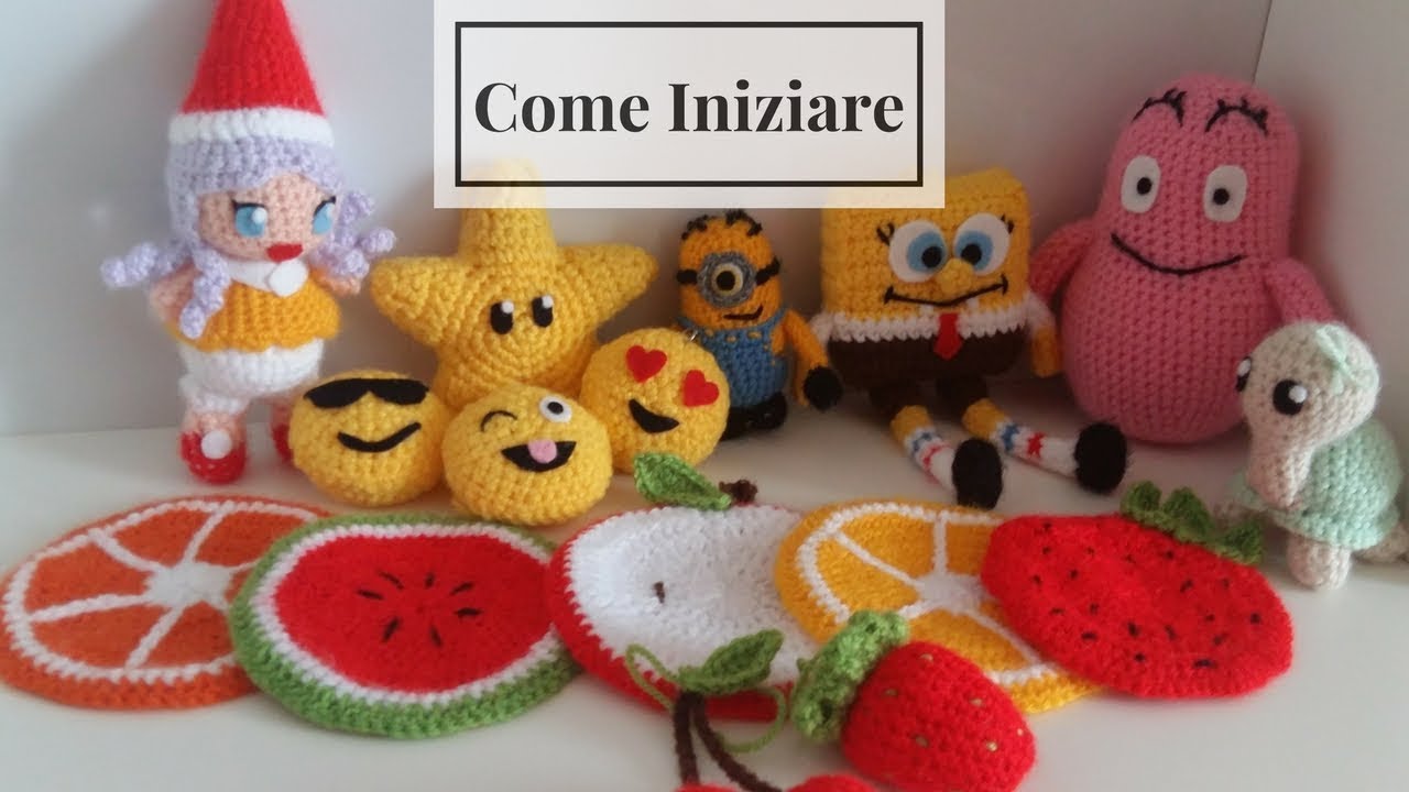 COME INIZIARE A LAVORARE GLI AMIGURUMI! BASI UNCINETTO!