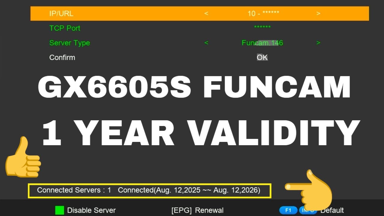 GX6605s Funcam with 1 year Validity software, GX6605s Funcam Software Update Explained