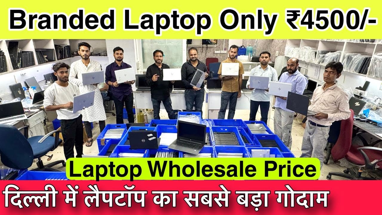 Laptop sabse saste 😱🔥| Branded Laptop Market In Delhi | Apple , HP , Dell , lenovo | Open Box Laptop