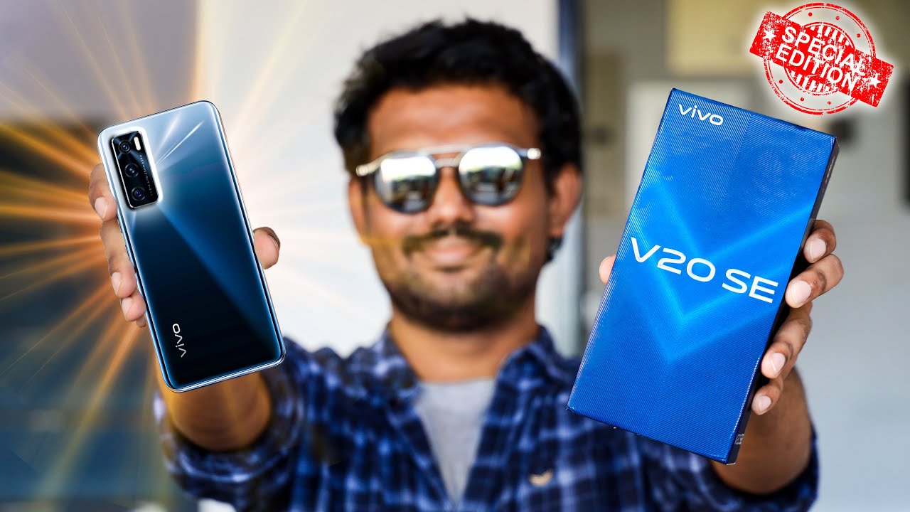 சிறந்த கேமரா மொபைல்!📸🤳🏼 |  vivo V20 SE Unboxing & Camera Review in Tamil | TechBoss