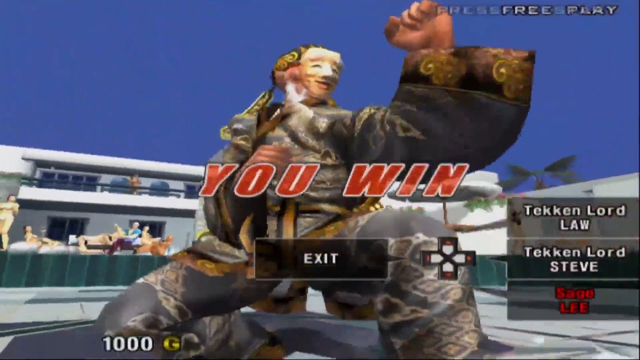 Tekken 5 - Wang Jinrei - Arcade Mode - HD - 60 FPS - Master - Tekken Lord