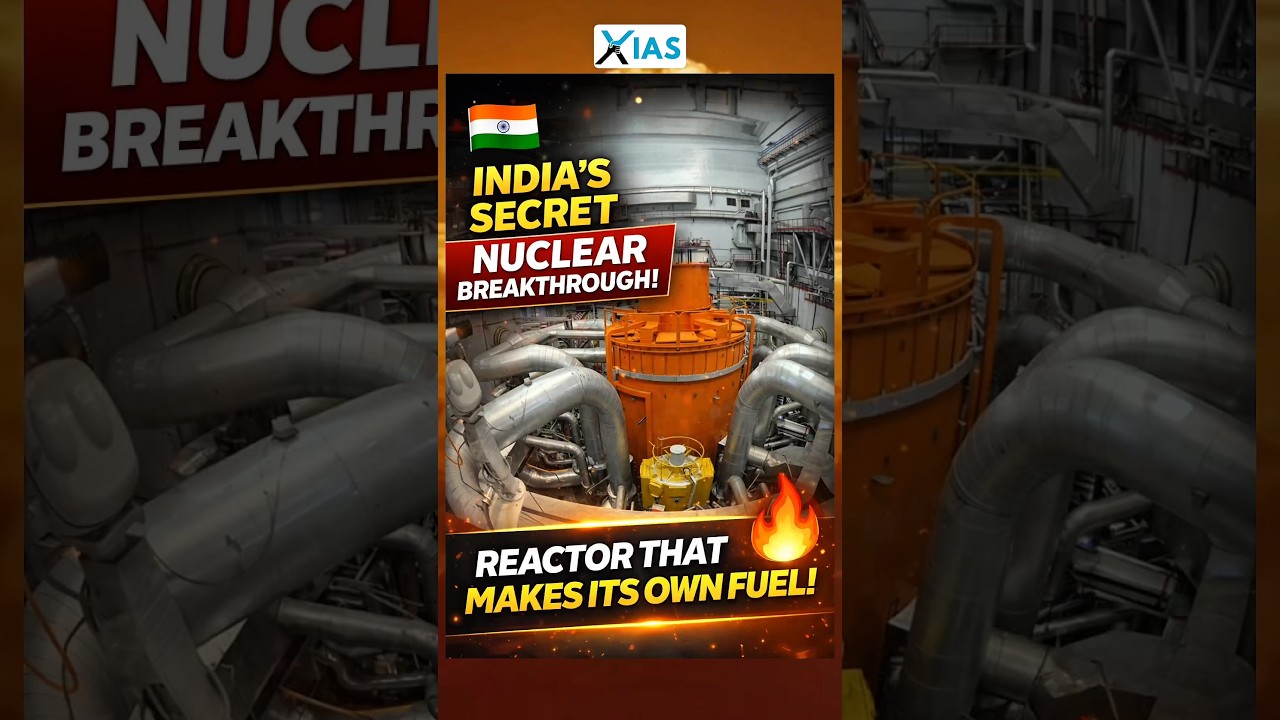 India&rsquo;s Secret Nuclear Breakthrough 🇮🇳 | Reactor That Creates Its Own Fuel #shorts