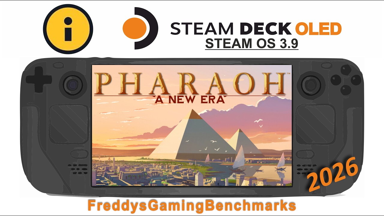 Pharaoh A New Era on Steam Deck OLED with Steam OS 3.9