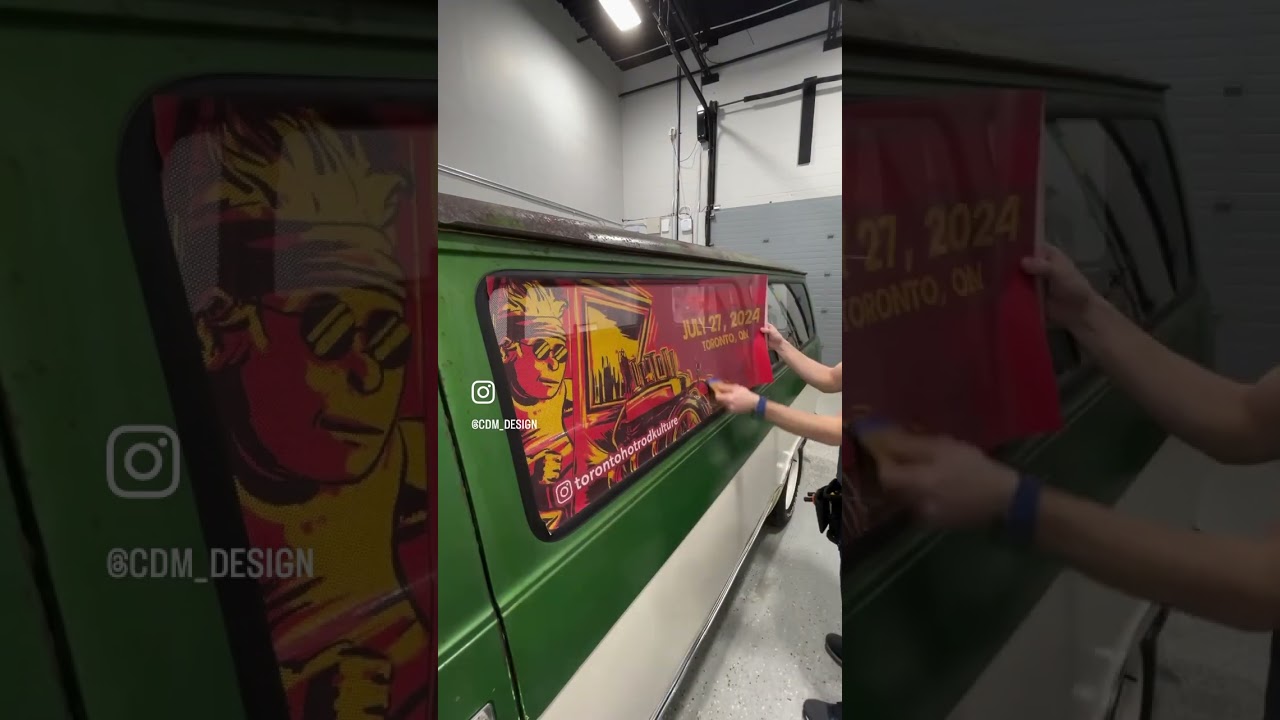 Perforated Window Film Print & Installation