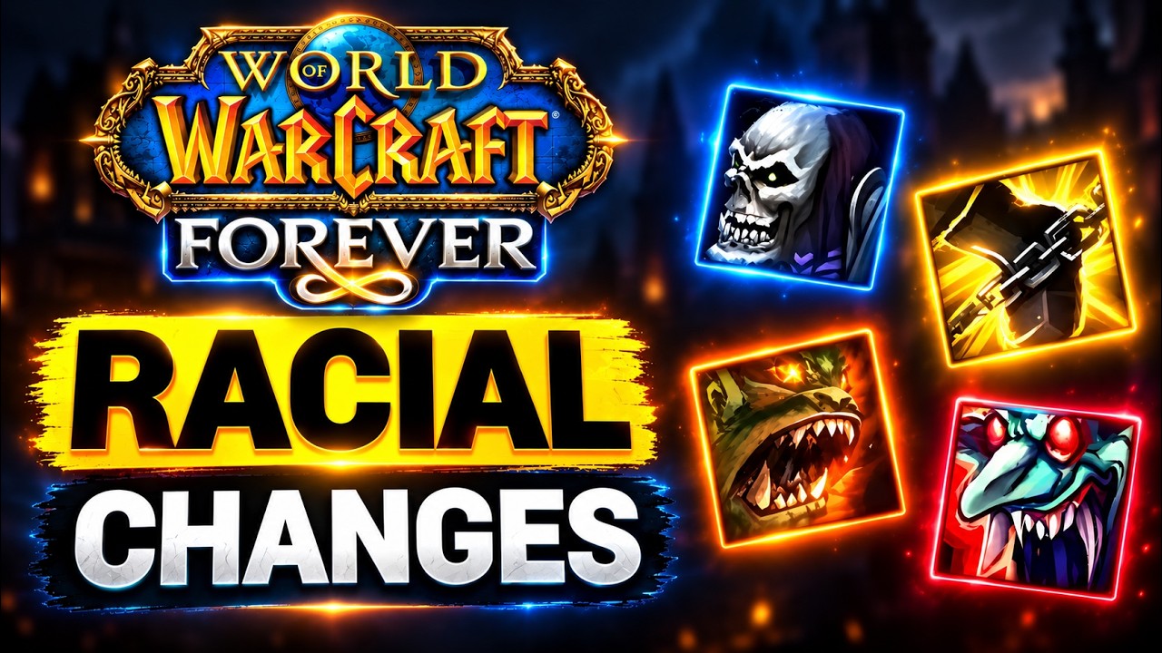 I Tested EVERY New Racial in WoW Forever