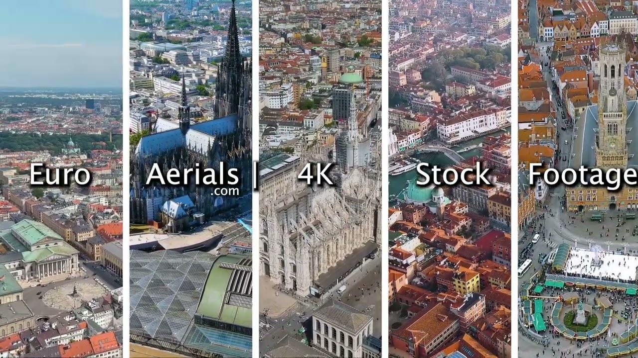 Historic Europe 4K Drone Footage 🏰 | Dark Academia Aesthetic