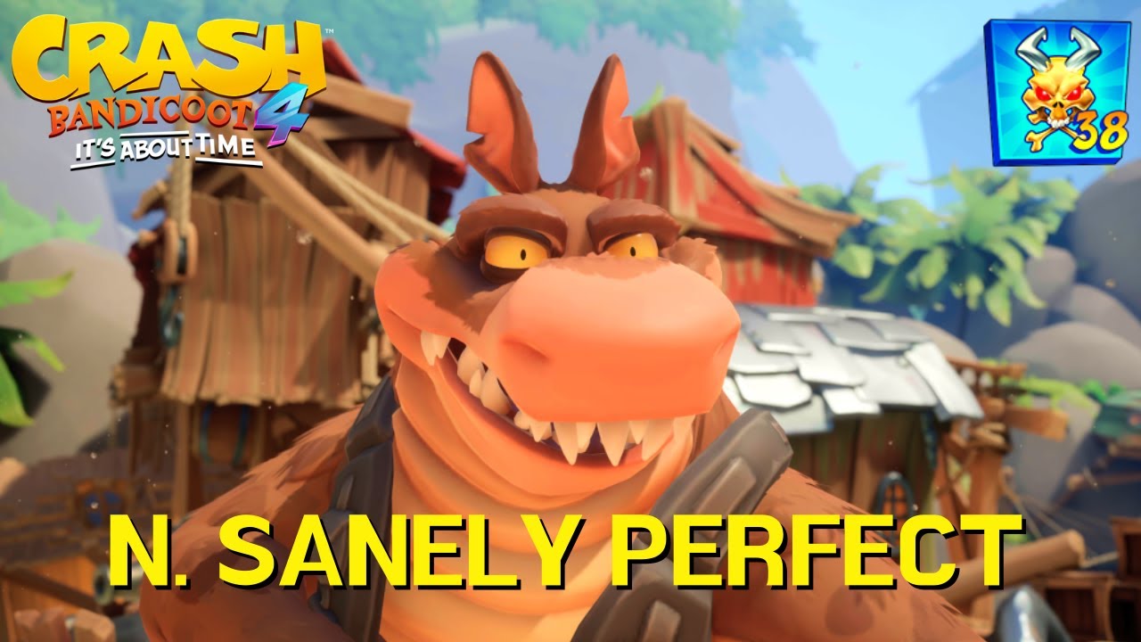 Crash Bandicoot 4 (PS5) Dingodile All Levels - N. Sanely Perfect
