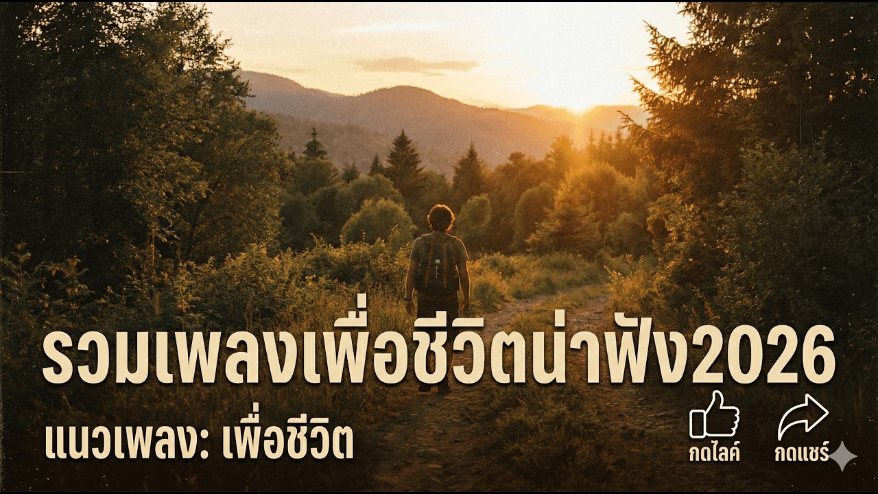 ฟังเพลงเพลินๆ แนวเพื่อชีวิต ฟังเพลินๆ ดนตรีดีๆเพราะๆ