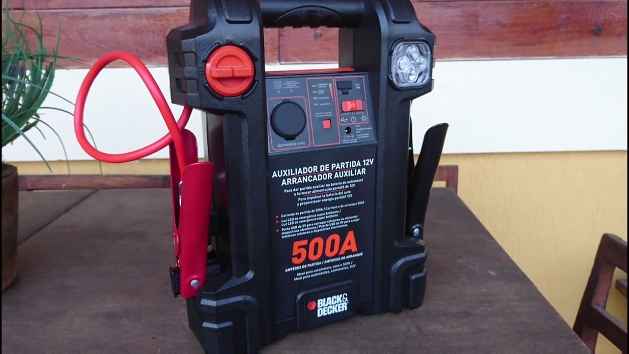 #GuAutoVlog #295 - Unboxing Black and Decker 500A, auxiliar de partida.