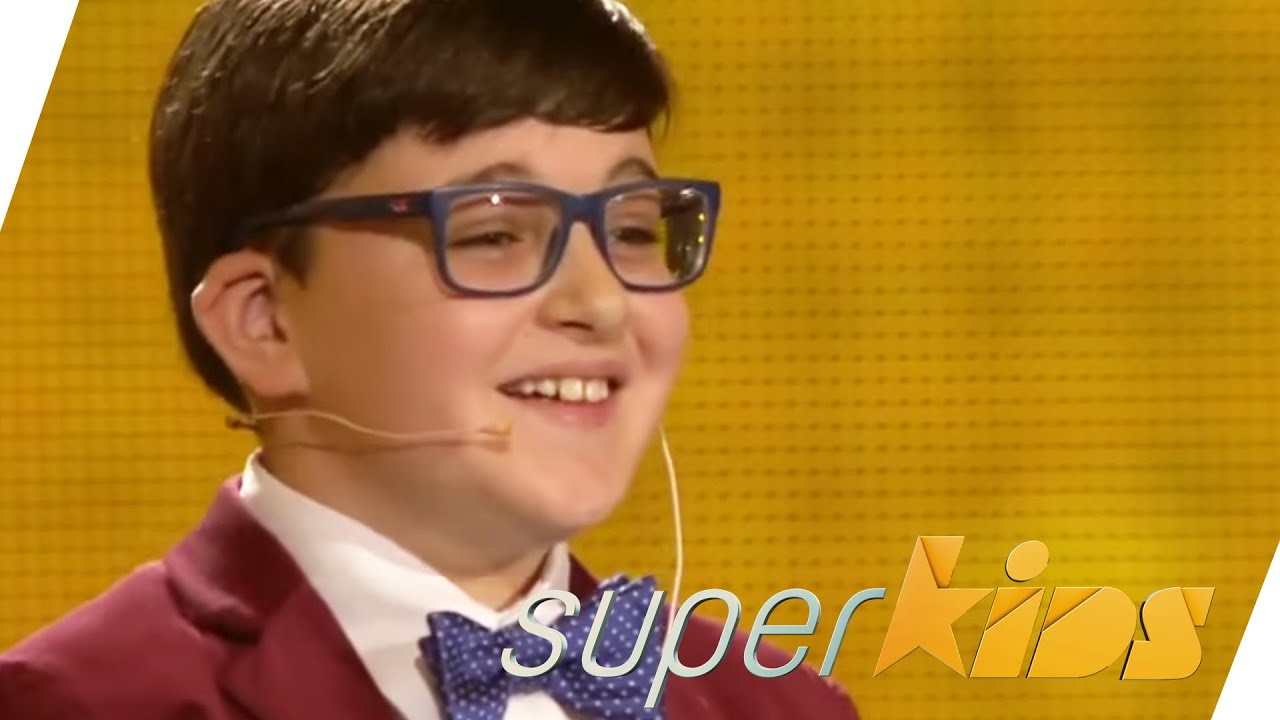 Tiny Jerry Lewis: 10yrs old master pianist | Adrian Romoff | Superkids