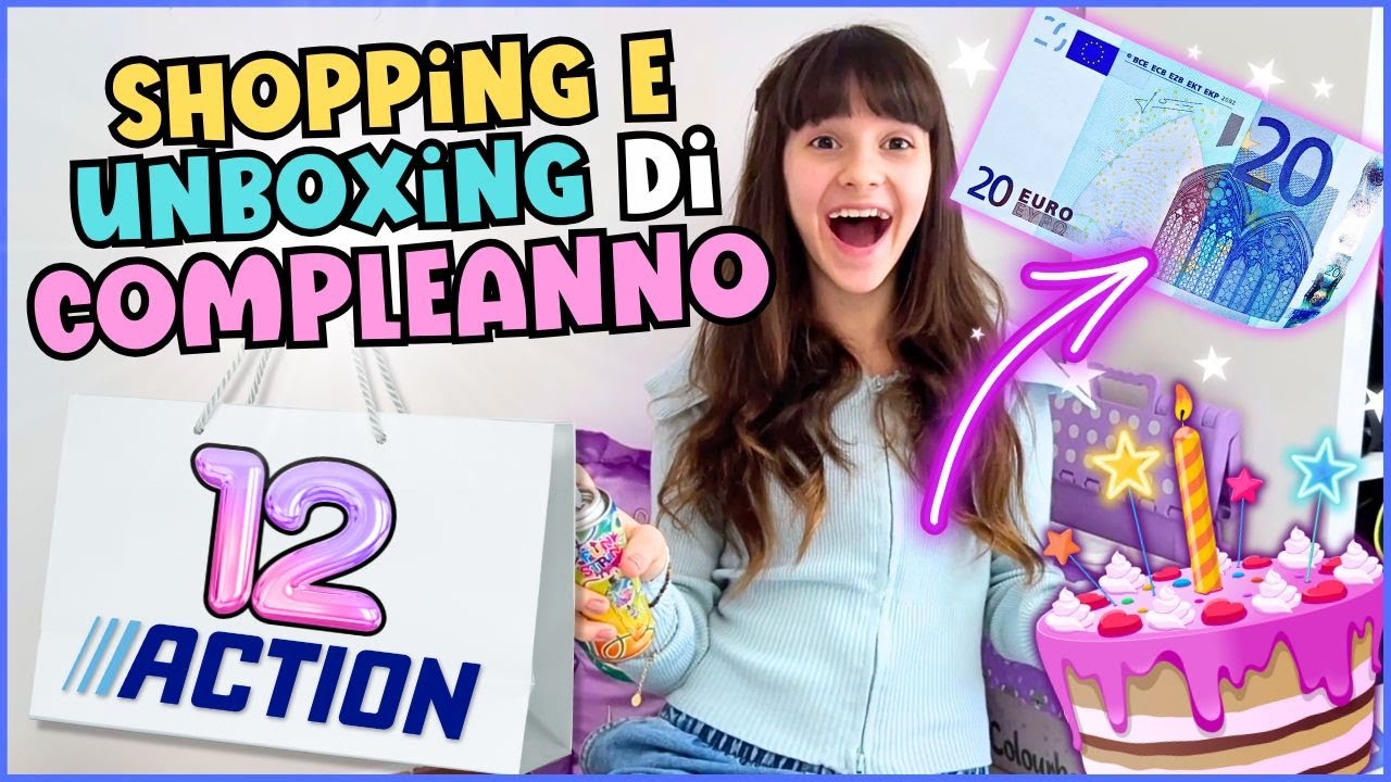 💸 Shopping💸  e Unboxing 🎁 di Compleanno per Alyssa (12 anni!) da Action! ✨