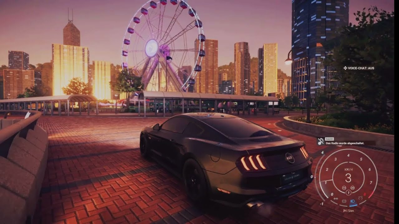 Test Drive Unlimited Solar Crown - Ford Mustang GT with clean V8 sound