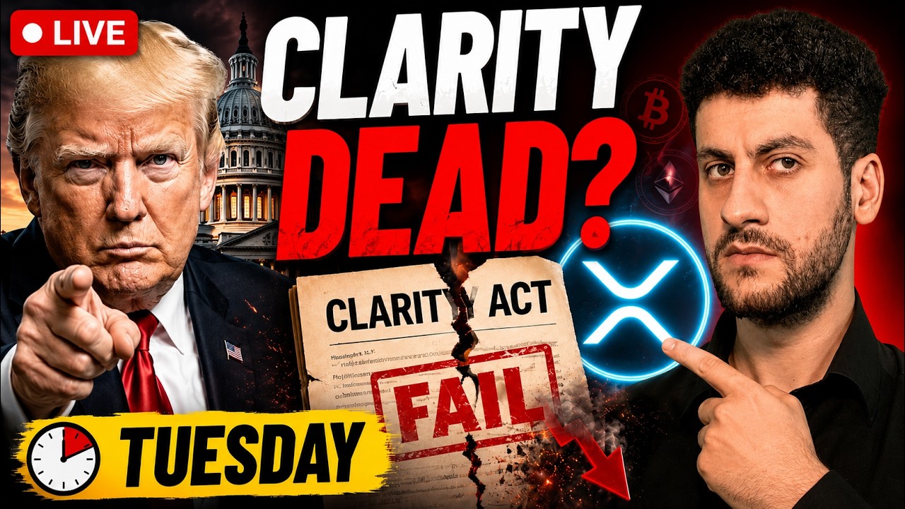 🔴 Trump Has 48 Hours: Is the CLARITY Act Dead? LIVE XRP ALERT