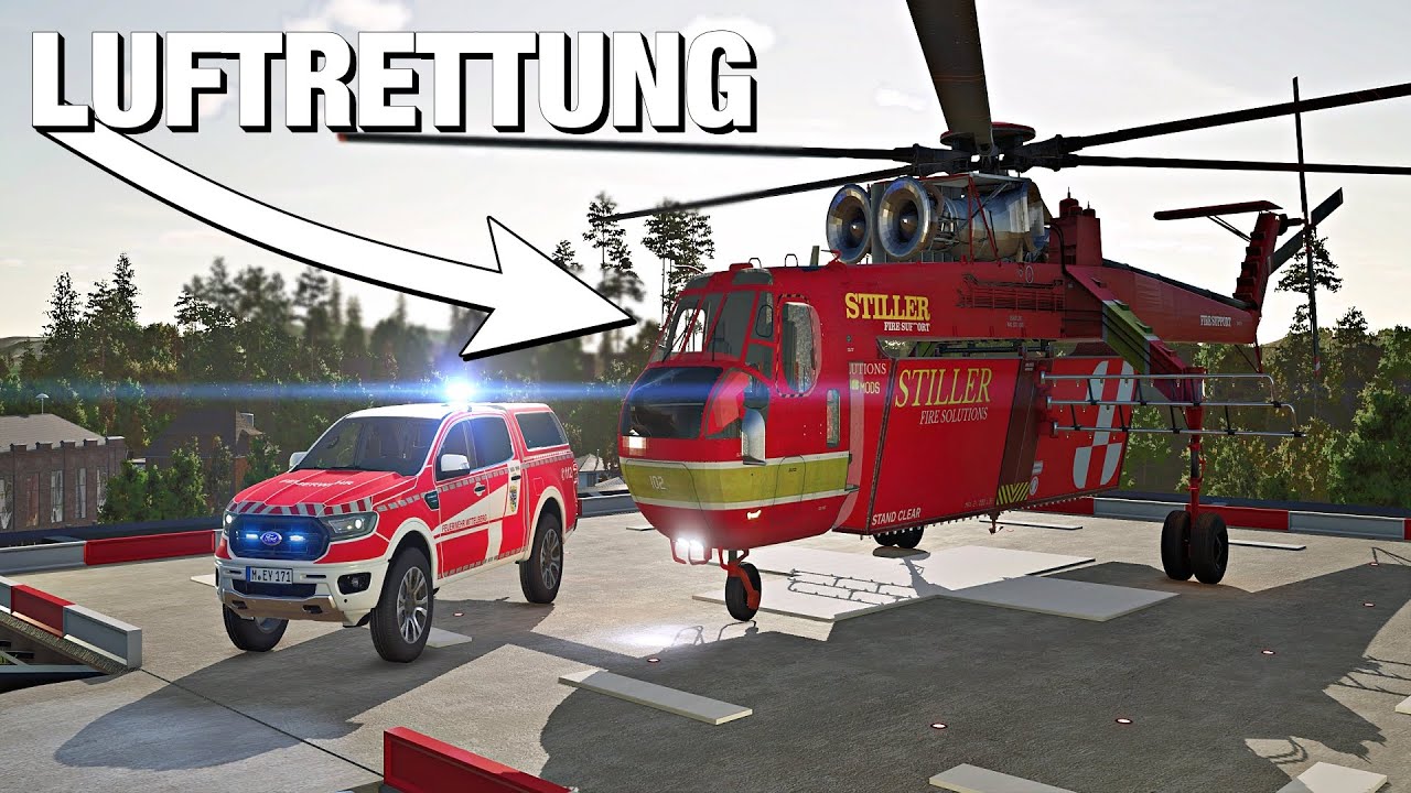 LS25 Feuerwehr - Erste Luftrettung der Feuerwehr 🚁🚒