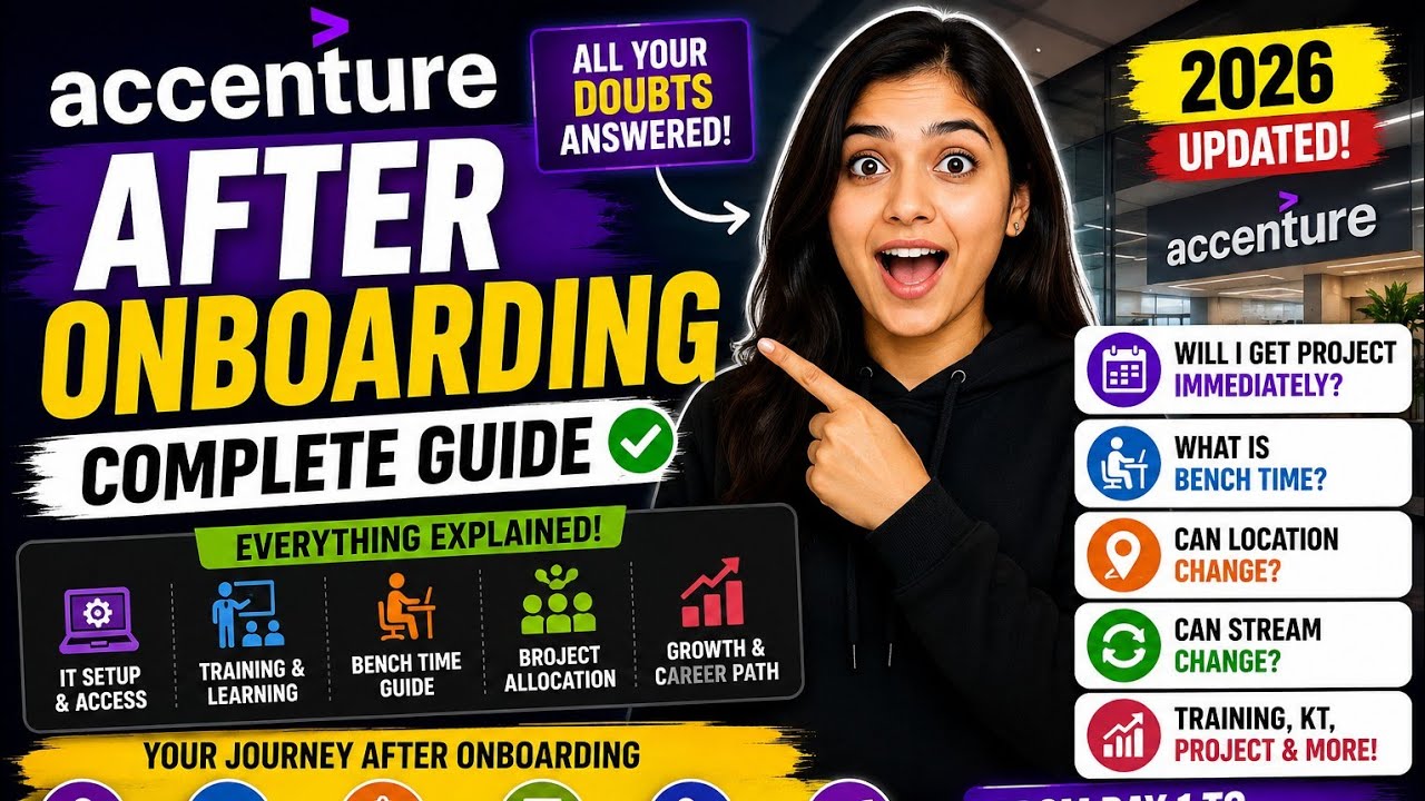Accenture Joining Complete Roadmap (2026) | From Day 1 to Project Allocation Explained