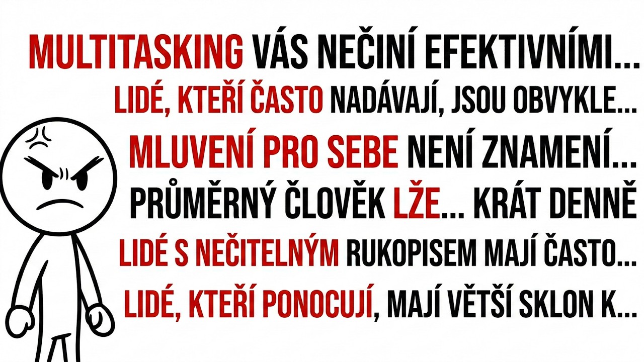 25 Zajímavých faktů o lidském chování v psychologii