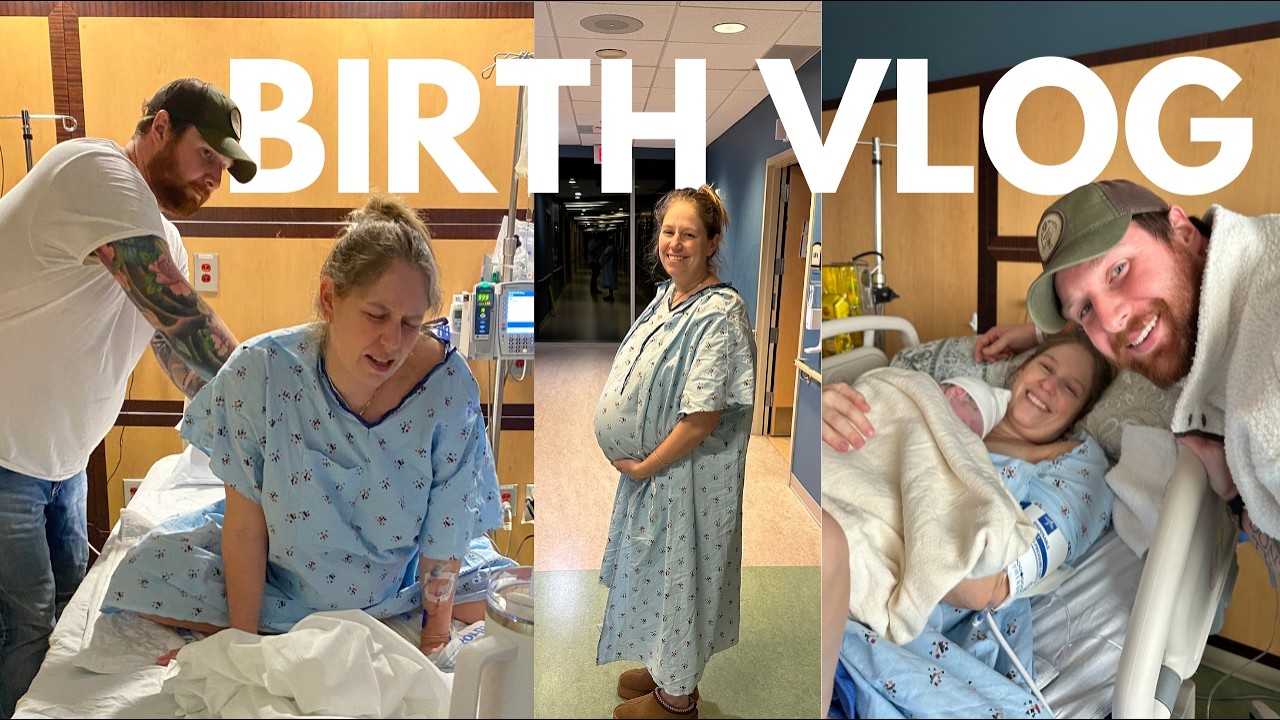 Spontaneous labor at 39 weeks | BIRTH VLOG of our SECOND baby