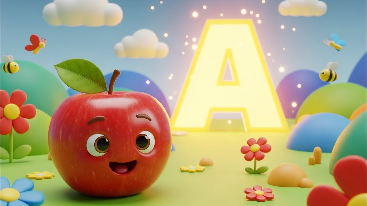 Abcd video a for apple🍎🍏