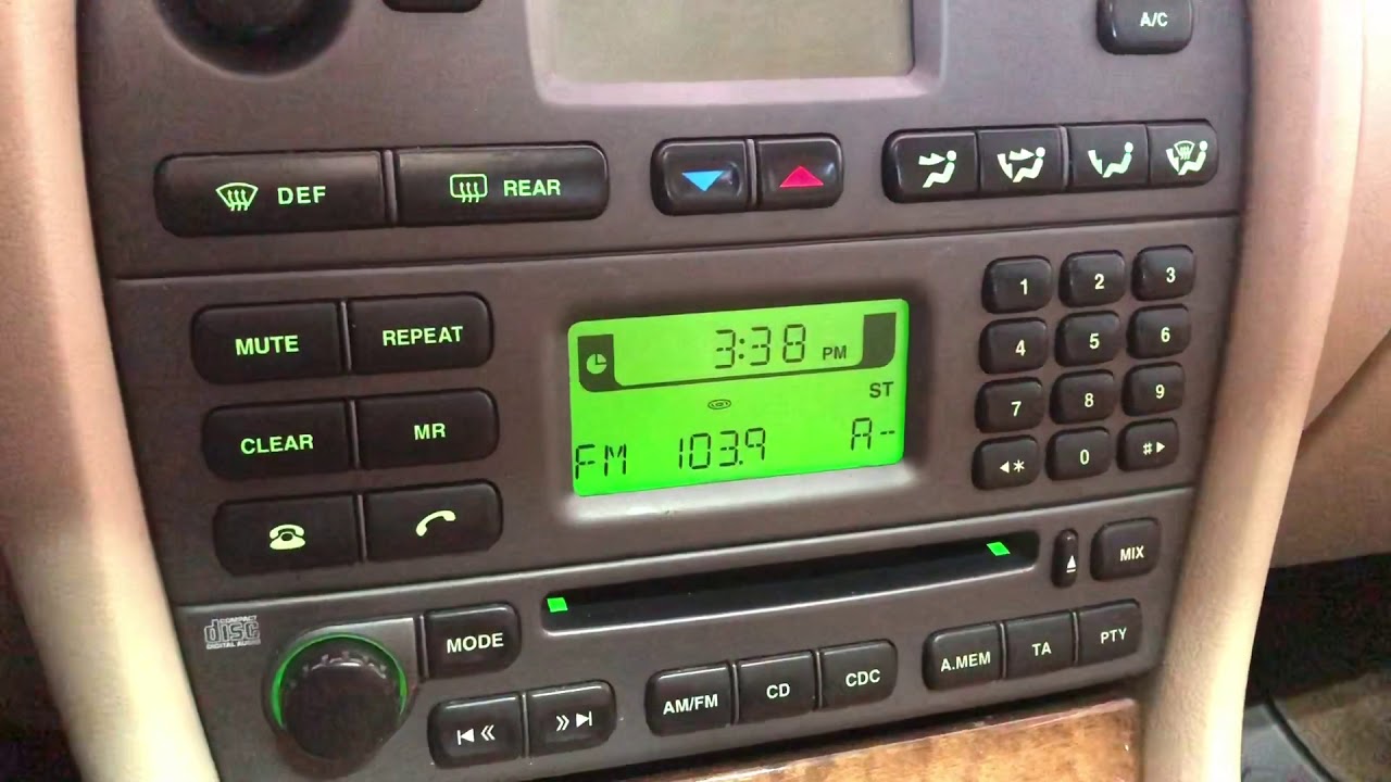 Set Clock on Jaguar X Type